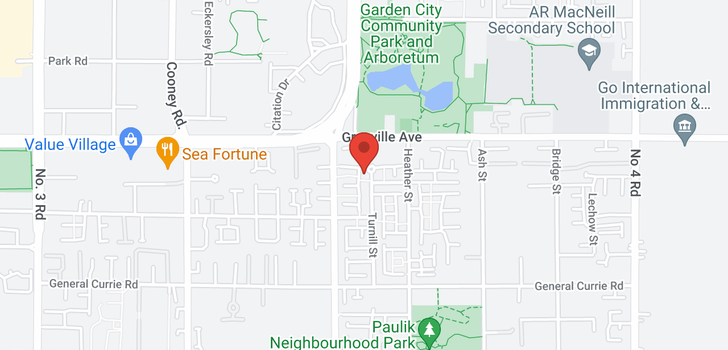 map of 94 9133 SILLS AVENUE